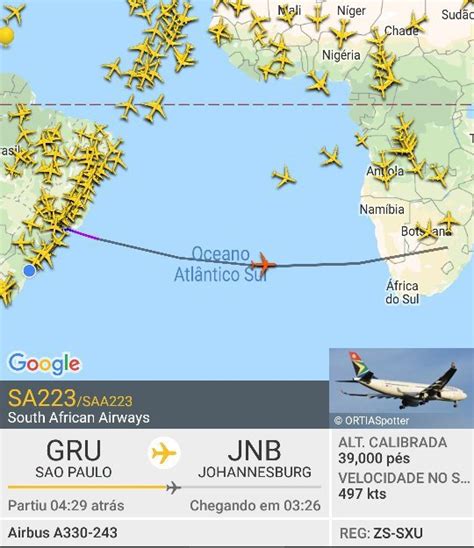 brazil to south africa flight